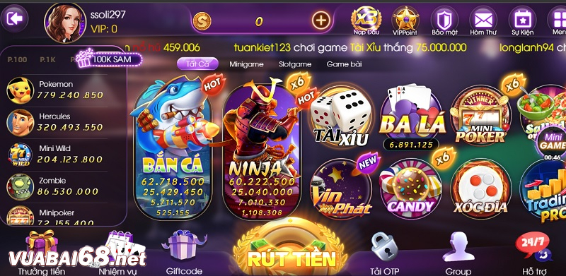 Giao diện cổng game bài ghi được dấu ấn sâu đậm trong lòng người chơi