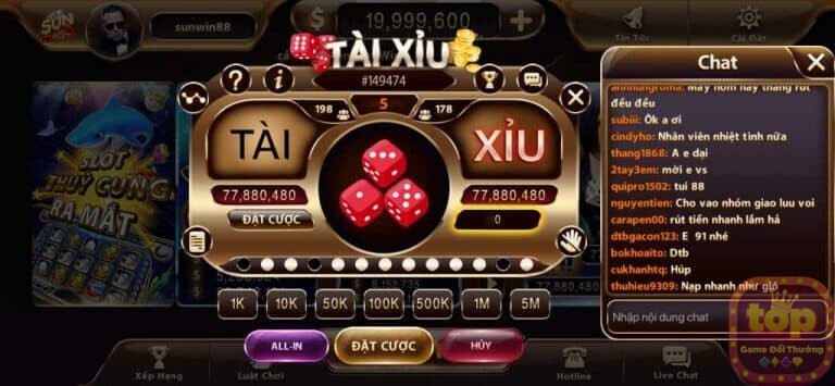 Chọn sòng bạc để chơi game tài xỉu online