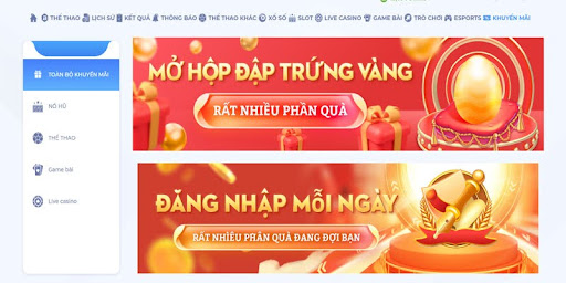 Hệ thống event diễn ra hàng ngày, hàng tháng